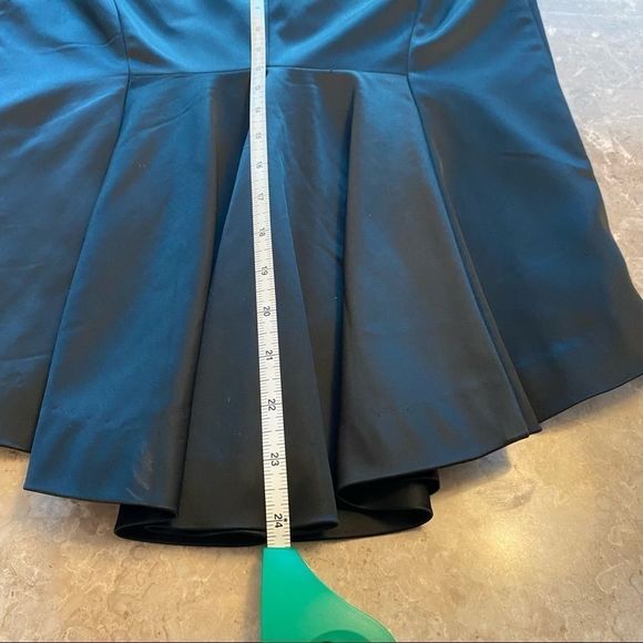 Marciano black Asymmetrical Satin pencil skirt size 4 - Picture 8 of 8